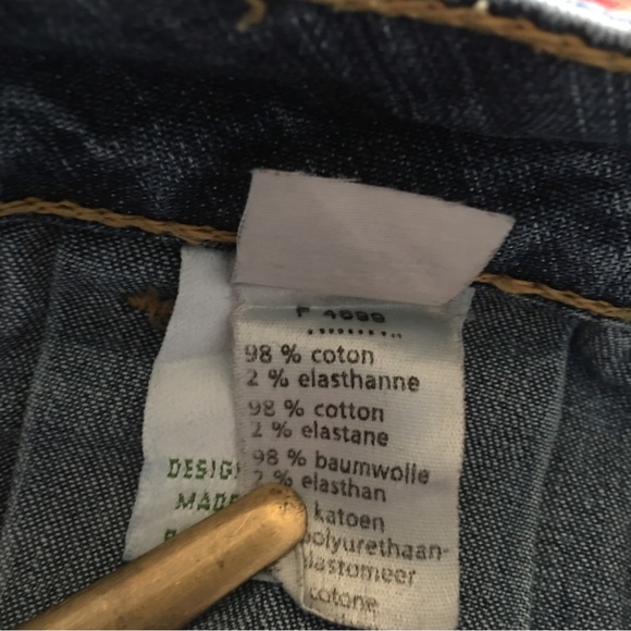 Vintage Lacoste 1990’s Jean Denim Mini Skirt  44 TRENDING VINTAGE LACOSTE DENIM - Picture 8 of 11